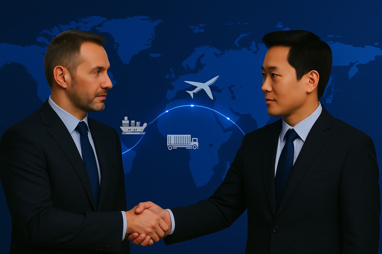 Europe-Asia business connection