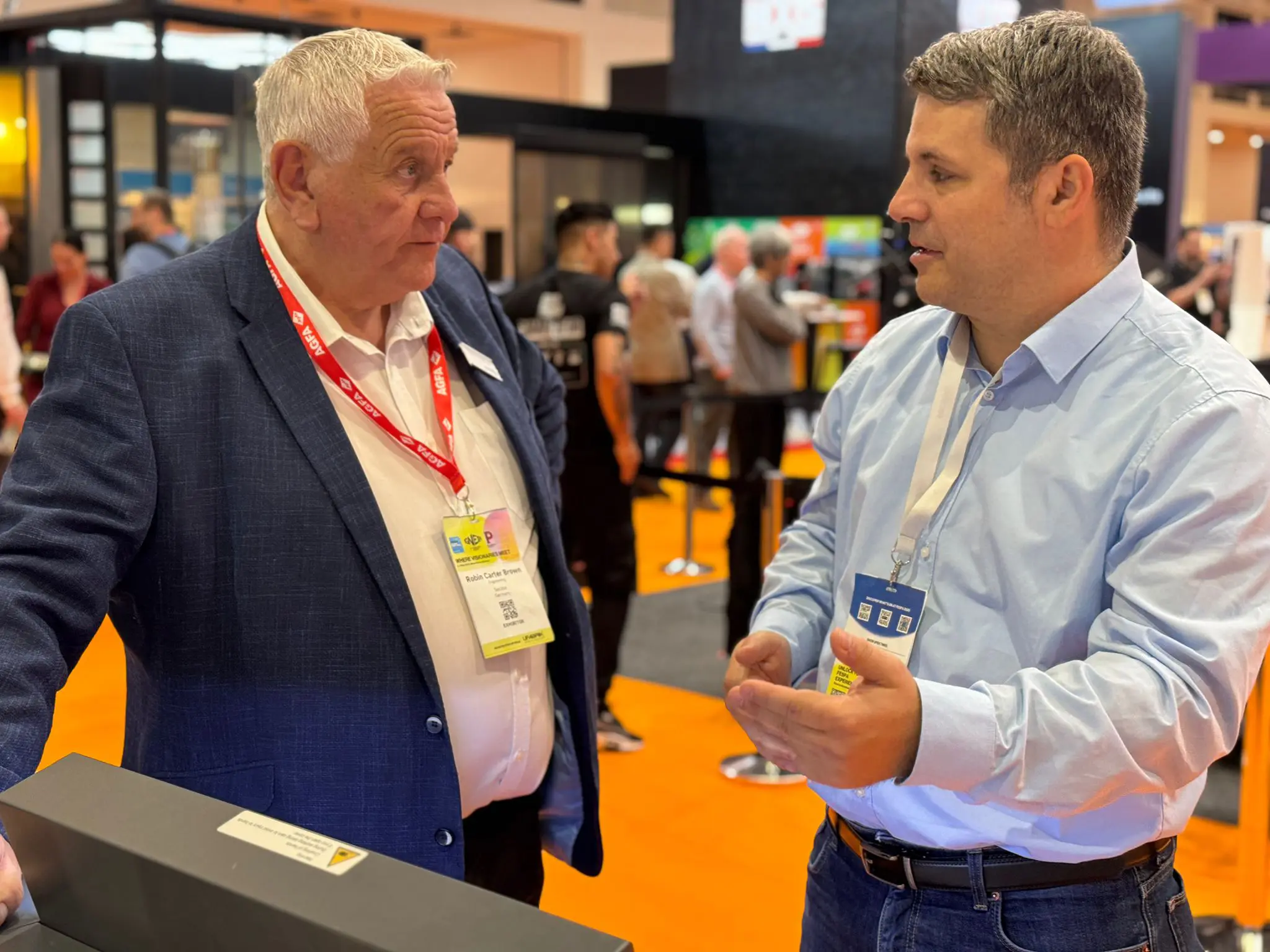 OT Consulting at international trade show - booth and networking